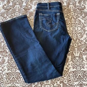 Silver Suki mid Slim bootcut jean